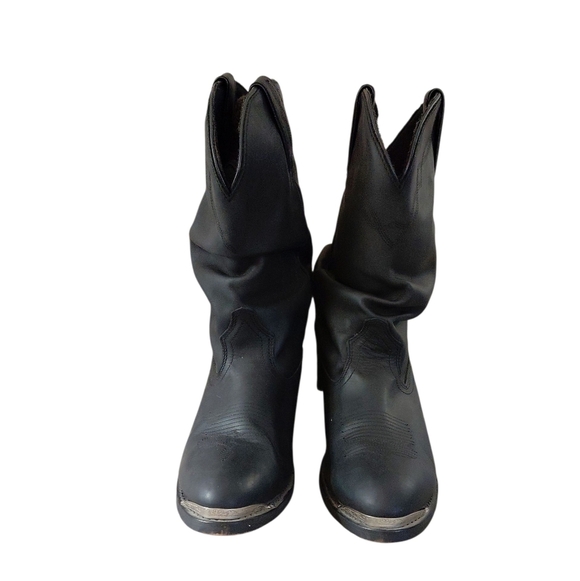 Shyanne Patsy Slouch Western Boots Women's Black Cowboy Boots Size 9 - Picture 3 of 12